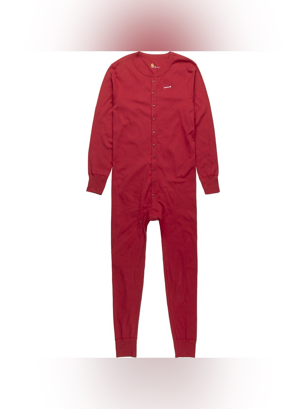Carhartt Midweight Cotton Red Union Suit - Men's Size: Medium